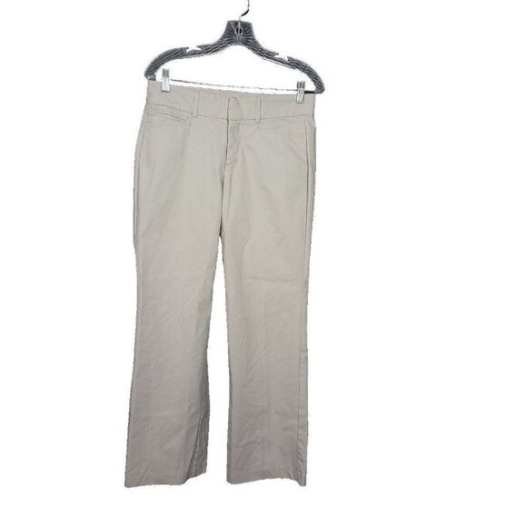 Dockers Khaki Goodness Inside Wide Leg Trouser Pants Size 6S Stretch Career - Picture 1 of 12